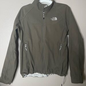 North Face Women's Apex Bionic Soft Shell Jacket, brown color Size Large